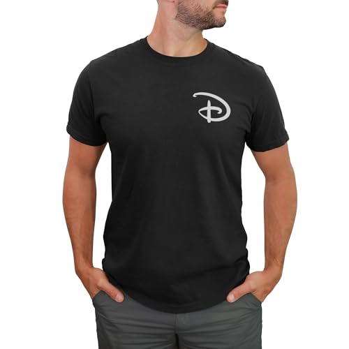 T-shirt Disney noir homme 4XL pour un look décontracté le week-end en famille