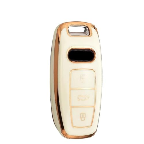 Housse de protection clé voiture TPU souple Audi Q5 Q8 A3 A4 coque antichoc