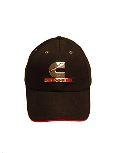 Cummins Turbo Diesel Chrome Emblem Hat, Black, Adjustable