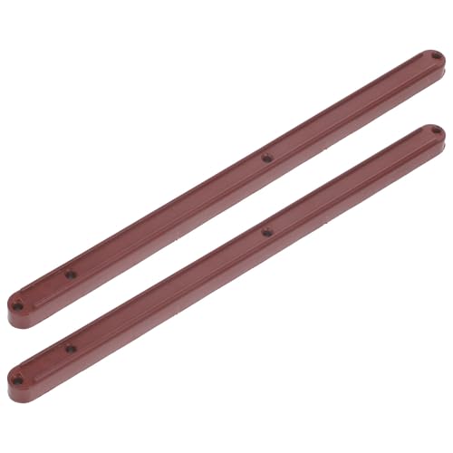 Luxshiny Guías Plásticas para Cajones 2 Piezas 298 MM Correderas de Dos Secciones para Muebles de Cocina y Dormitorio Rieles Control Silencioso y Deslizamiento Suave