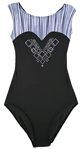 United All Around Collants de ginástica para meninas, adultos, crianças, crianças pequenas, Linhas v