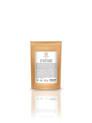 Umami Salsa de Soja Japonesa en Polvo, 100 g – Producida en Japón, sin químicos, rica en sabor e ideal para múltiples recetasl