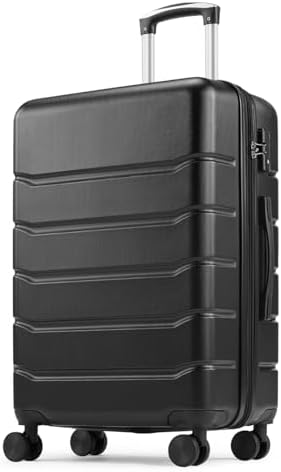 Sweetcrispy Carry on Luggage, Hard Shell ABS Suitcase with Double...