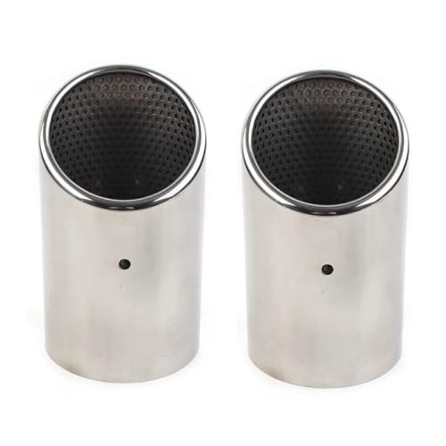 Tuyaux d'échappement contre la rouille pour Q7 2007-2011 embouts inox argent