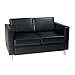 Amazon.com: OSP Home Furnishings Pacific Loveseat with Padded Box ...