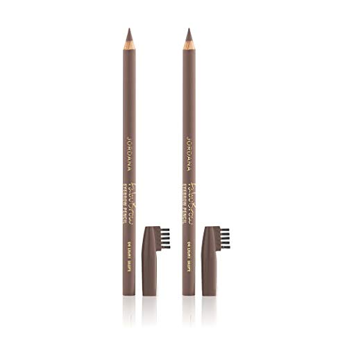 Jordana Fabubrow Eyebrow Pencil (Light Taupe, 2 Pack)