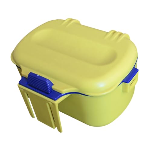 POPETPOP Dual Layer Fishing Bait Storage Box Portable Worm and Worm Holder Container Capacity Fishing Hook to Clean Timesaving Fishing Needs