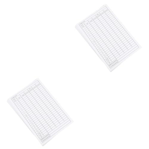 balacoo 2sets Scorecard for Sports Sports Exam Accessory Competition Supply 12pcs*2