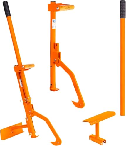 LogOX 3-in-1 Forestry Multitool, Firewood Harvesting Hand Tools, Reduce Back Strain and Heating Costs, Log Hauler, Cant Hook, and Timberjack, All-in-One (Patented & Made in USA)