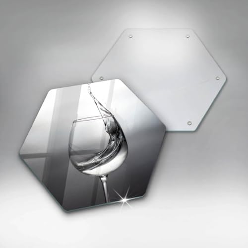 Planche à découper induction anti rayure protection plaque cuisson verre 40cm