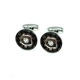 Hochwertige Materialien. SWXCufflinks Manschettenknöpfe Französisch Glas Diamant Mode Herren Kleid Hemd Manschettenknöpfe Französisch Glas Diamant Muster Europa und die Vereinigten Staaten fb109b, FB109B-3