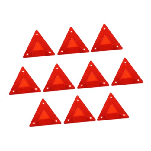 Triangle de signalisation automobile : lot de panneaux d'avertissement routier