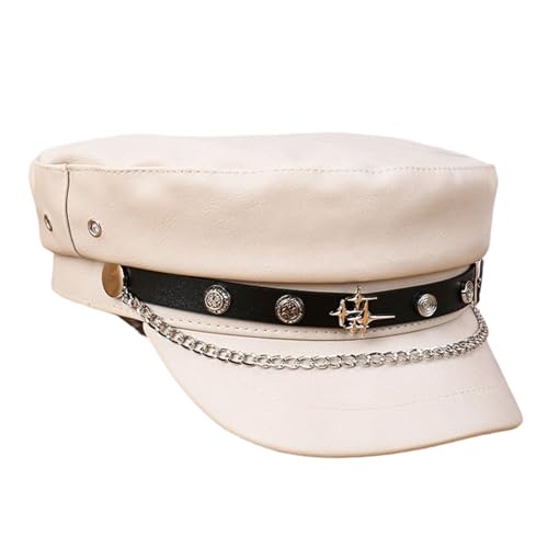 Bonnet marin confortable anti-irritation en cuir souple urbain
