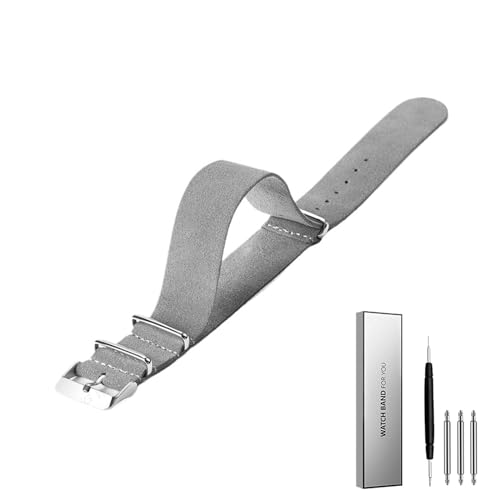 Sangle en cuir 22 mm souple pour remplacer un bracelet de montre usé