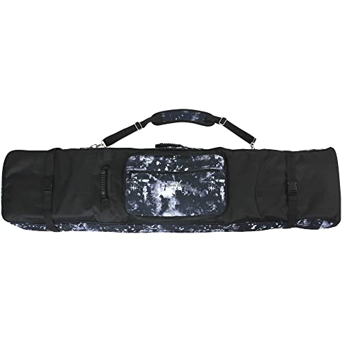 North Coast NW-5010 BK Board Case with Wheels, 3-way Type, Snowboarding, Can Store Clothing, Boards, Boots, Accessories, Etc., Full Cushion Pads to Reduce Impact When Moving, 3 Separate Pockets to Keep Items Separately Without Dirty, Easy Care Vinyl Sheet