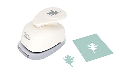 Bira Craft 1 inch Oak Leaf Lever Action Craft Punch, Autumn Punch, Leaf Punch, for Paper Crafting Scrapbooking