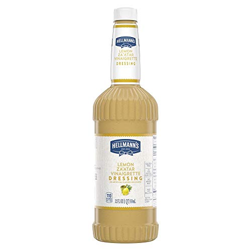 Hellmann's Lemon Za'atar Vinaigrette Salad Dressing Salad Bar Bottles Gluten