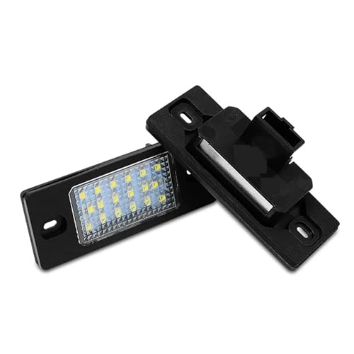 Luces LED de matrícula para Golf 4 5 y Passat B5 pack de 2 lámparas traseras blancas 6