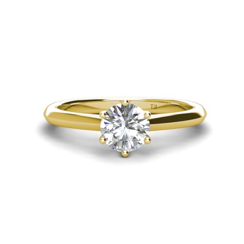 TriJewels-Lab-Grown-Solitaire-Round-Cut-200-Carat-IGI-CERTIFIED-Diamond-Six-Prong-Engagement-Ring-EF-Color-VS1-VS2-Clarity-in-14K-Gold