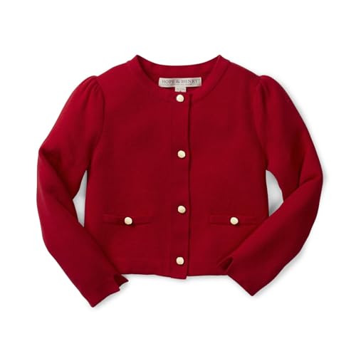 Image of Hope & Henry Girls' Milano Stitch Cardigan Sweater