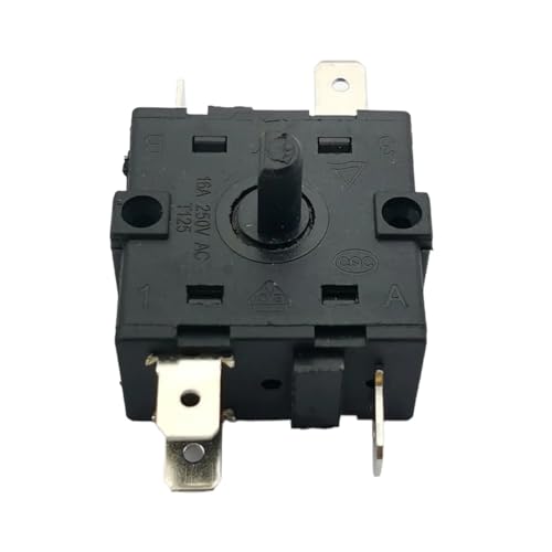 Chauffage electrique interrupteur rotatif 5 broches selecteur vitesse 0-1-2-3