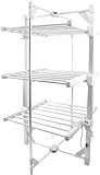 Easy Shopping® Electric Heated Clothes Airer Drying Rack 3-Tier Laundry Dryer 24 Rails Rack Indoor Horse Rack Foldable Garment Dryer for Home Apartment Drying Rack Clothing