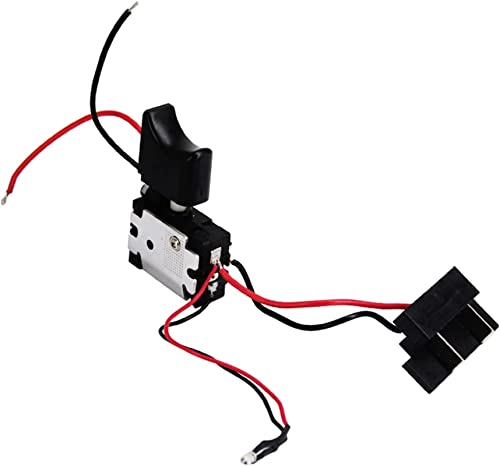 Interrupteur déclencheur vitesse variable DC18V-24V avec lumière intégrée