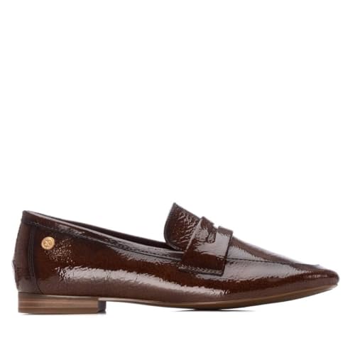 XTI - Zapato Mujer Camel - Calzado Cómodo y Versátil - Moda Casual - Modelo 14424402 (Talla 39)