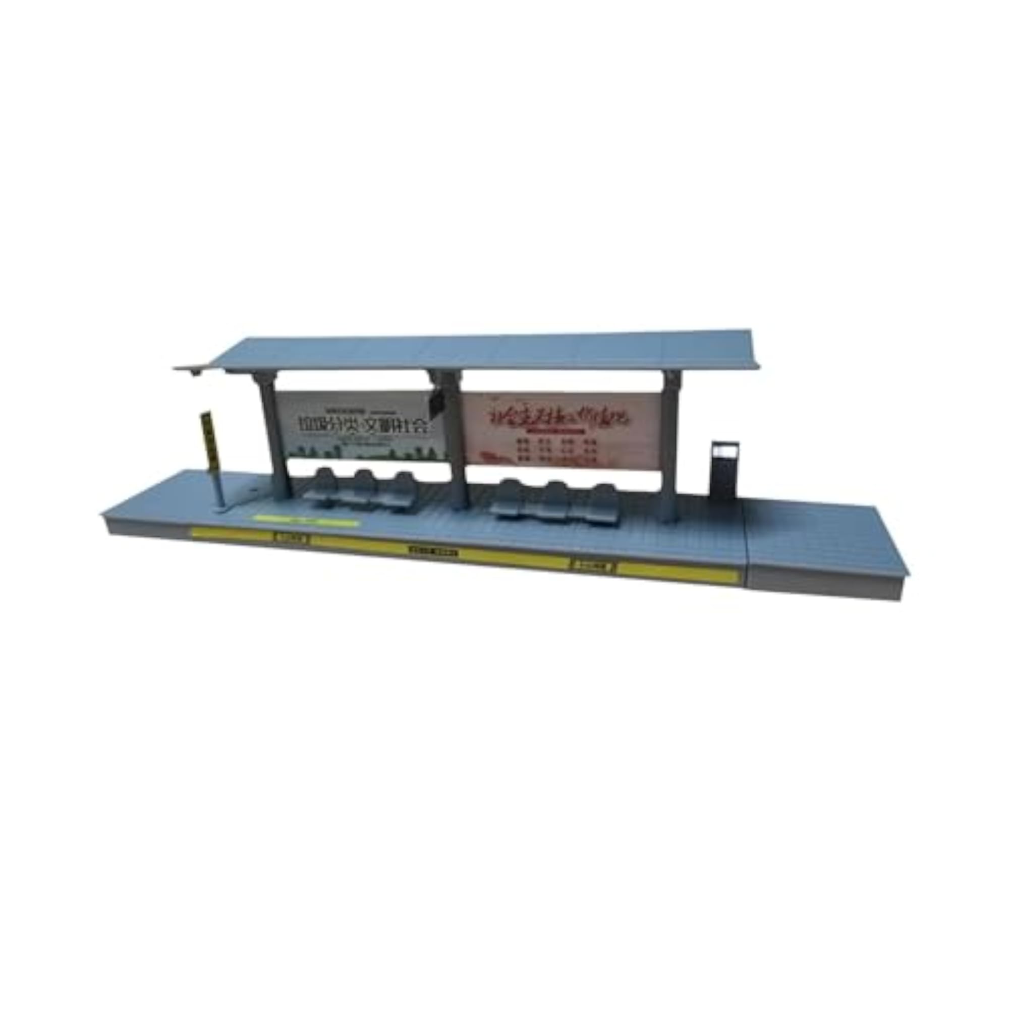 1/64 Scale Bus Waiting Stop Scene Accessory