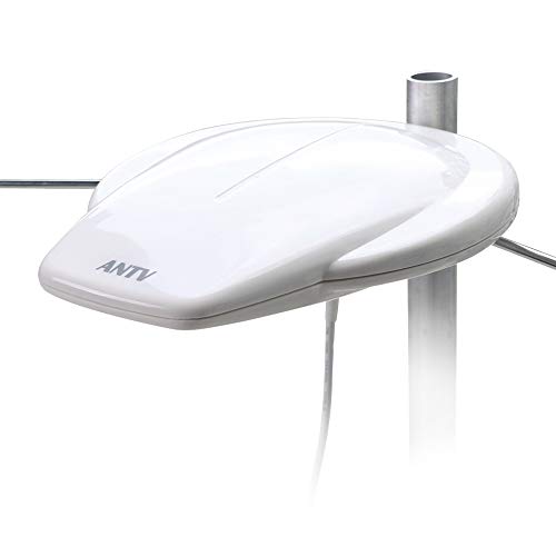 Outdoor HDTV Antenna, 360° Omni-Directional Digital Amplified TV Antenna with VHF Enhanced