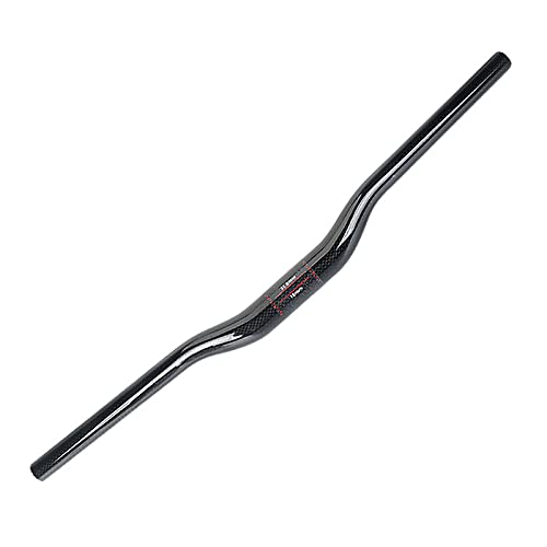 Guidon carbone VTT 31.8mm cintre route léger droit riser glossy