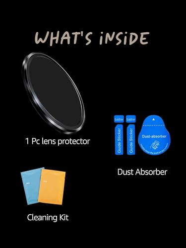 Image of Lensarmor Compatible with Vivo X300 Pro Camera Lens Protector - Black (1 Pack) | Premium 9H Tempered Glass, Scratch Resistant, HD Clear Lens, Strong Adhesion & Precise Fit
