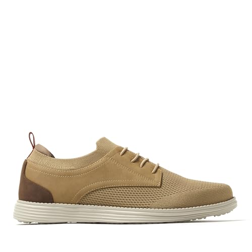 Image of Dearfoams Men's Nash Slip on Oxford Shoe - Lightweight, Breathable with Arch Support Dress Shoe