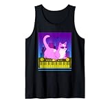 Aesthetic Musik Katze Synthesizer Geschenk