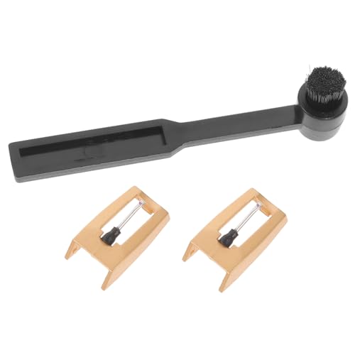 ibasenice 2pcs Stylus Needle for Turntable Vinyl Record Player Needle Replacement Record Player Replacement Metal Phonograph Brush