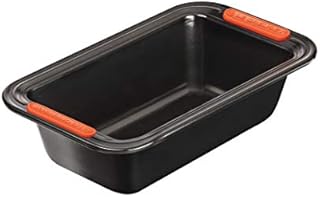 Le Creuset Nieprzywierająca forma do ciasta świerkowego i owocowego, forma do quiche, podstawa podnosząca, odporna na kwaśne pewiczki, wykonana ze stali węglowej, czarna, 28 cm