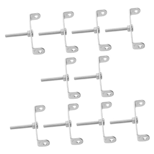 Mipcase 10pcs U Shaped Bike Rear Rack Connector Durable Fixed Adapter for Cargo Racks Precision Engineered for Secure Fit for Long Distance Cycling