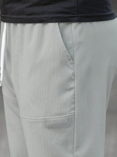 Image of SHIENZY Men's Black Formal Trousers | Tailored Business Pants for Professional Wear | Comfortable and Stylish Fit