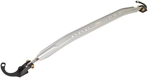 AJP Distributors JDM Sport Suspension Front Upper Billet Aluminum Strut Tower Bar Tie Brace Chassis Stabilizer Frame Support Rod Silver Compatible/Replacement For Lancer ES LS 2001 2002 2003 01 02 03