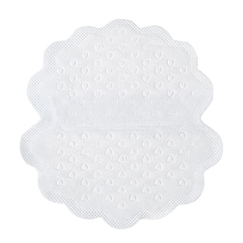 XFSRG 40 Piezas Almohadillas Absorbentes De Sudor Axilas Mujer Antitranspirantes Papel Para Baño e Higiene Personal(Blanco)