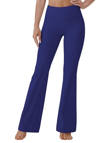 Image of BUBBLELIME 29 inch /31 inch /33 inch /35 inch /37 inch 3 Styles Women's High Waist Bootcut Yoga Pants Basic /Side Pockets Tummy Control Workout Flared