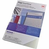 Einbanddeckel für Stanz-, Bindemaschine PolyClearView PP