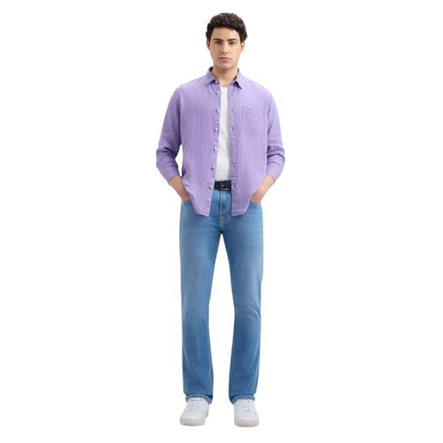 Image of Pepe Jeans Mens Linen Regular Fit Shirt
