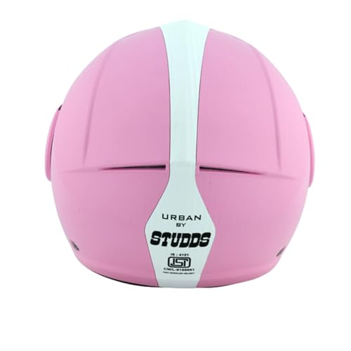 Image of Studds Urban Open Face Helmet (Pink, Small)