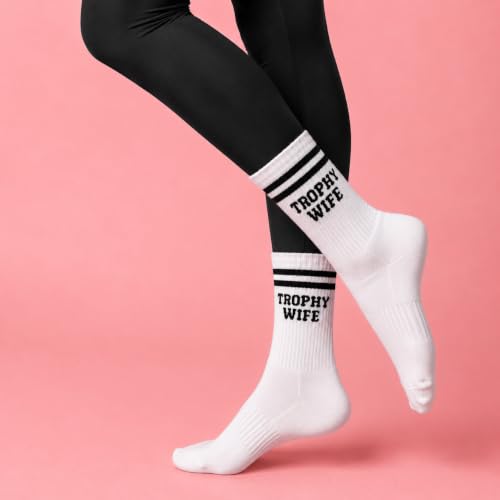 Crewzies Trophy Wife Socks for Women, Funny Gifts for Wife - image 2