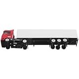 Réalisme à l'échelle : ce modèle de mini camion-conteneur est précisément mis à l'échelle pour s'adapter parfaitement aux autres pièces de collection de camions moulés sous pression, garantissant des affichages de modèles cohérents et visuellement impressionnants, un de camion-conteneur pour enfants, un camion- et une remorque