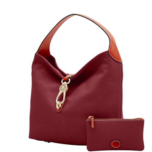 Dooney & Bourke Handbag & Wallet Set, Pebble Grain Leather Logo Lock Shoulder Bag and Coin Purse for Women2