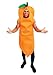 Produktbild p'tit clown - 15376 - Karottenkostüm für Erwachsene - Unisex - Kostüm Obst und Gemüse - Für Karneval, Halloween, Cosplay, Kostümpartys und Motto-Events - Polyester - Einheitsgröße - Orange