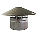 Produktbild ALSUP Regenhaube Kaminabdeckung Schornsteinabdeckung in Verzinkt Abgerundete Ecken Heizkamin Rauchrohr Rauchrohr-regenkappe Schornsteinaufsatz Regenmütze Kapuze,18cm
