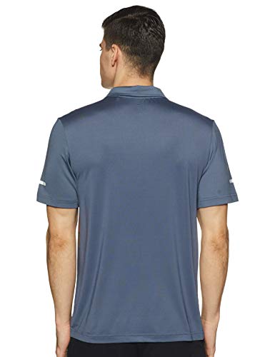Image of Amazon Brand - Symactive Men's Printed Regular Polo (SS20-SATV-48 Mid Grey Medium